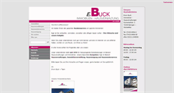 Desktop Screenshot of buck-immobilien.de