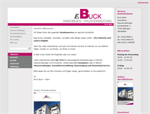Tablet Screenshot of buck-immobilien.de